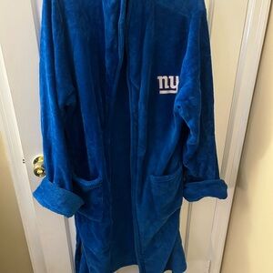 New York Giants Blue Plush Robe large/xl